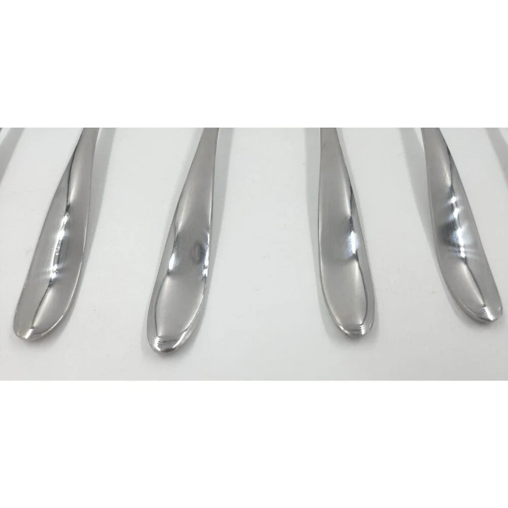 LOT OF 6 LG SPOONS  Cambridge Stainless Flatware - 7 1/2
